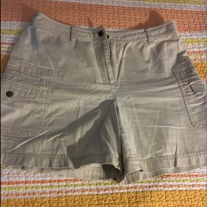 Rafaella Size 12 Khaki Cargo Shorts